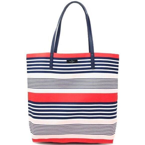 Summer's Here!! Kate Spade Striped Tote Bag that will take your everywhere! - Picture 1 of 12